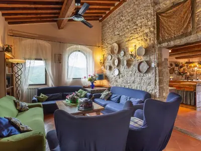 Area soggiorno di Villa Villa Monteloro by Interhome