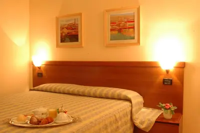 Letto o letti in una camera di Hotel San Marco