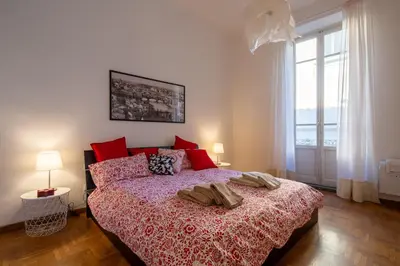 Letto o letti in una camera di Capponi Palace