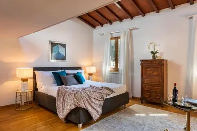 Letto o letti in una camera di Apartments Florence San Niccolò View