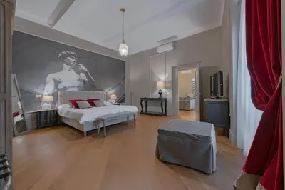 Letto o letti in una camera di Apartments Florence - Teatro Luxury