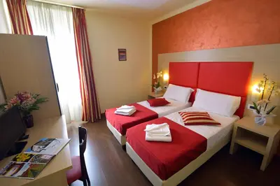 Letto o letti in una camera di B&B Marbò Florence