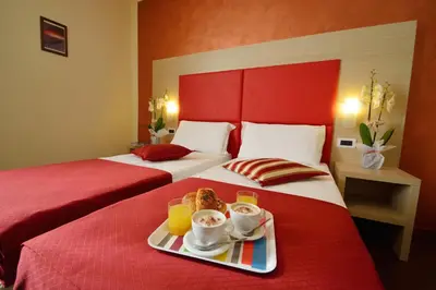 Letto o letti in una camera di B&B Marbò Florence