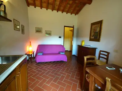 Area soggiorno di Tuscan Haven with Pool