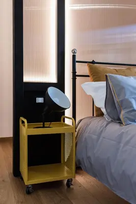 Letto o letti in una camera di B&B La Marmora 39