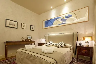 Letto o letti in una camera di Serragli Apartment