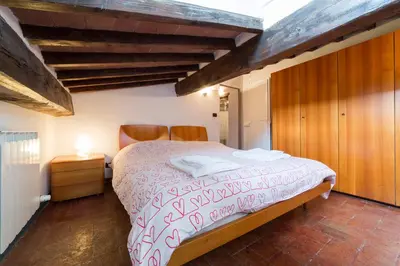 Letto o letti in una camera di David Museum 6 sleeps apartment