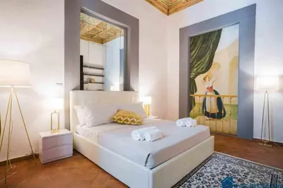 Letto o letti in una camera di Rossini Apartment With private Entrance