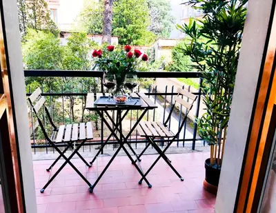 Balcone o terrazza di Florence Libertà apartment with balcony