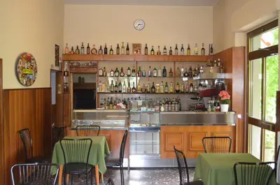 Salone o bar di Albergo Padellino