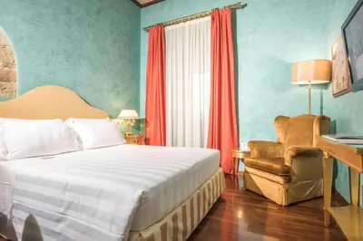Letto o letti in una camera di Golden Tower Hotel & Spa
