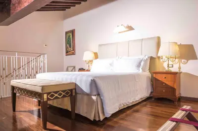 Letto o letti in una camera di Golden Tower Hotel & Spa