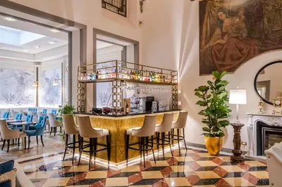 Area soggiorno di Golden Tower Hotel & Spa