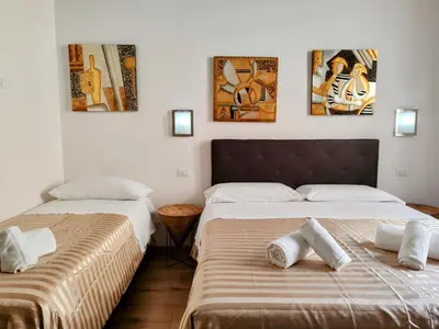 Letto o letti in una camera di Residenza Martin