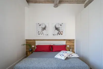 Letto o letti in una camera di Olive Loft