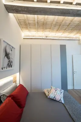Letto o letti in una camera di Olive Loft