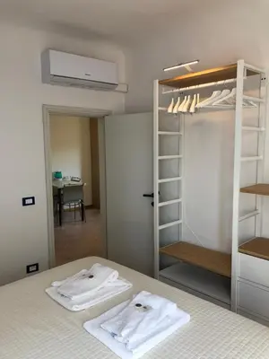 Letto o letti in una camera di Piaggione Apt, Case Galante Apartments in Florence