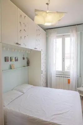 Letto o letti in una camera di Casa Cora
