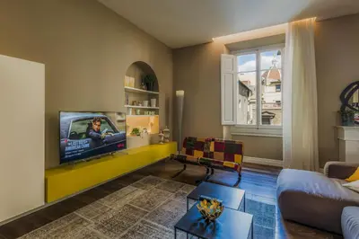 TV o dispositivi per l'intrattenimento presso Residenza de Boni Apartment with Duomo View