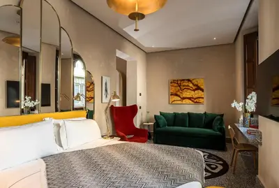 Area soggiorno di Hotel Calimala Florence