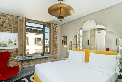 Letto o letti in una camera di Hotel Calimala Florence
