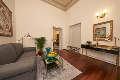 Area soggiorno di Peruzzi Urban Residences