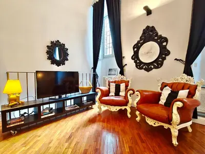 TV o dispositivi per l'intrattenimento presso Chic Mamma Luxury Loft Suite