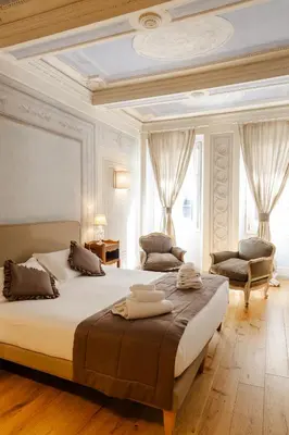Letto o letti in una camera di San Pier Novello in Oltrarno