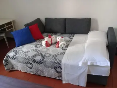 Letto o letti in una camera di Kaldewey Belfiore
