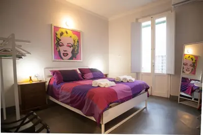 Letto o letti in una camera di B&Big Prato
