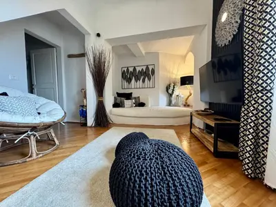 Letto o letti in una camera di The View Of Sangiorgio