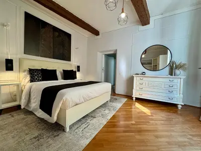 Letto o letti in una camera di The View Of Sangiorgio