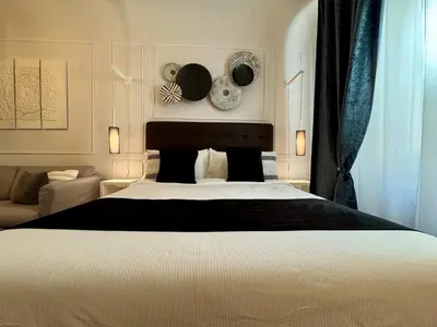 Letto o letti in una camera di The View Of Sangiorgio