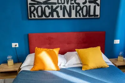 Letto o letti in una camera di Room 45