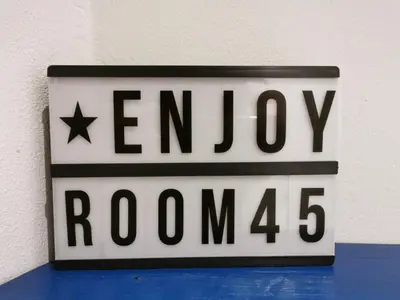 Planimetria di Room 45