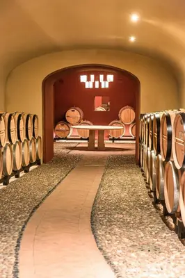 Area soggiorno di Casa Ruffino - Wine Relais