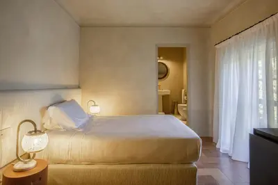 Letto o letti in una camera di Casa Ruffino - Wine Relais