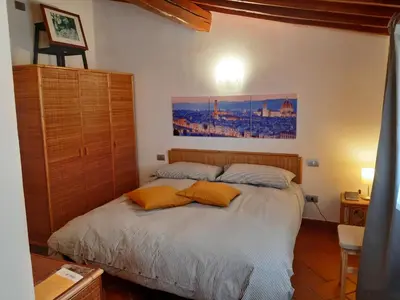 Letto o letti in una camera di Porcellana Twenty-Six Florence Wi-Fi Apartment