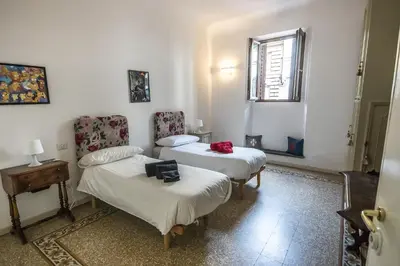 Letto o letti in una camera di Beautiful flat in center