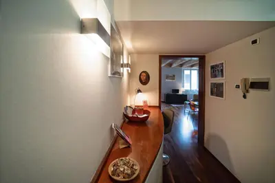 Area soggiorno di Cavour Suite Mezzanine by 360Rentals