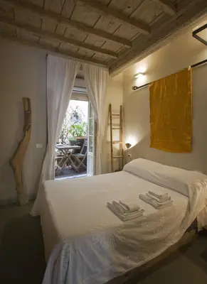 Letto o letti in una camera di Oasis in the heart of Florence