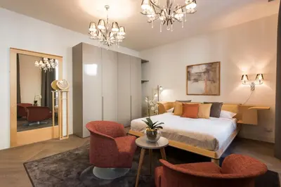 Letto o letti in una camera di Apartments Florence - Duomo Contemporary