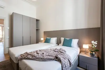 Letto o letti in una camera di Apartments Florence - Brunelleschi Stylish