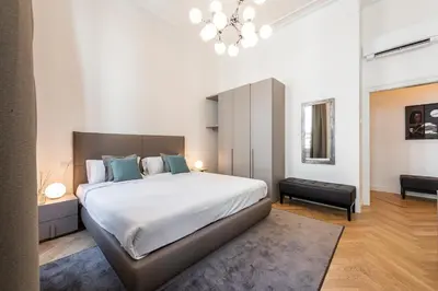 Letto o letti in una camera di Apartments Florence - Brunelleschi Stylish
