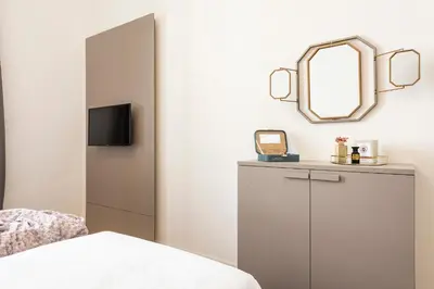 Letto o letti in una camera di Apartments Florence - Brunelleschi Stylish