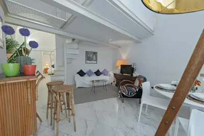Area soggiorno di Peruzzi Apartment