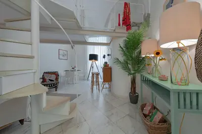 Area soggiorno di Peruzzi Apartment