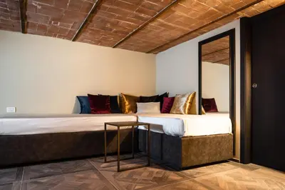 Letto o letti in una camera di Corte Guelfa