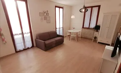Area soggiorno di San Bartolo Rent Apartments, due passi da Firenze