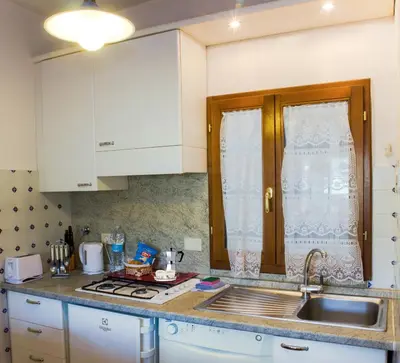 Cucina o angolo cottura di Romantico Balcone in Centro